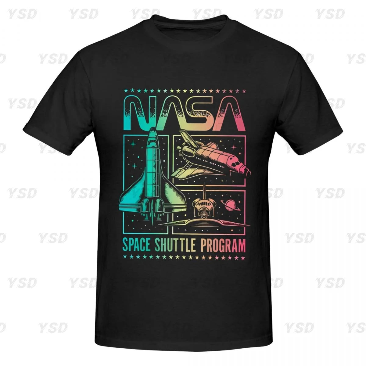 Camiseta Deportiva Oversize NASA para Hombre