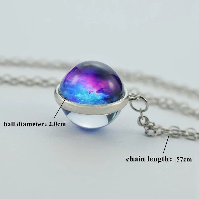 Collar Constelaciones 12 Signos – Colgante Luminiscente de Cielo Estrellado