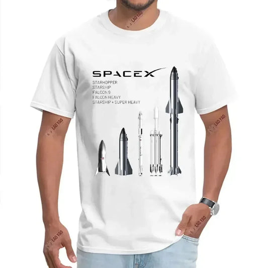 Camiseta Unisex de Algodón – SpaceX Starship