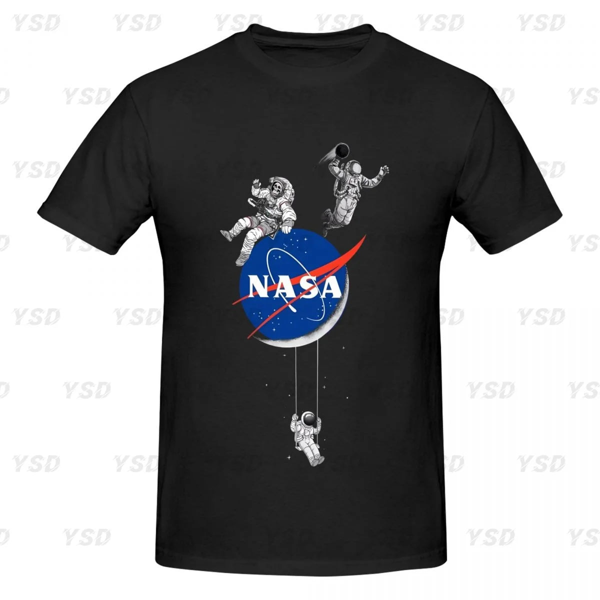 Camiseta Deportiva Oversize NASA para Hombre