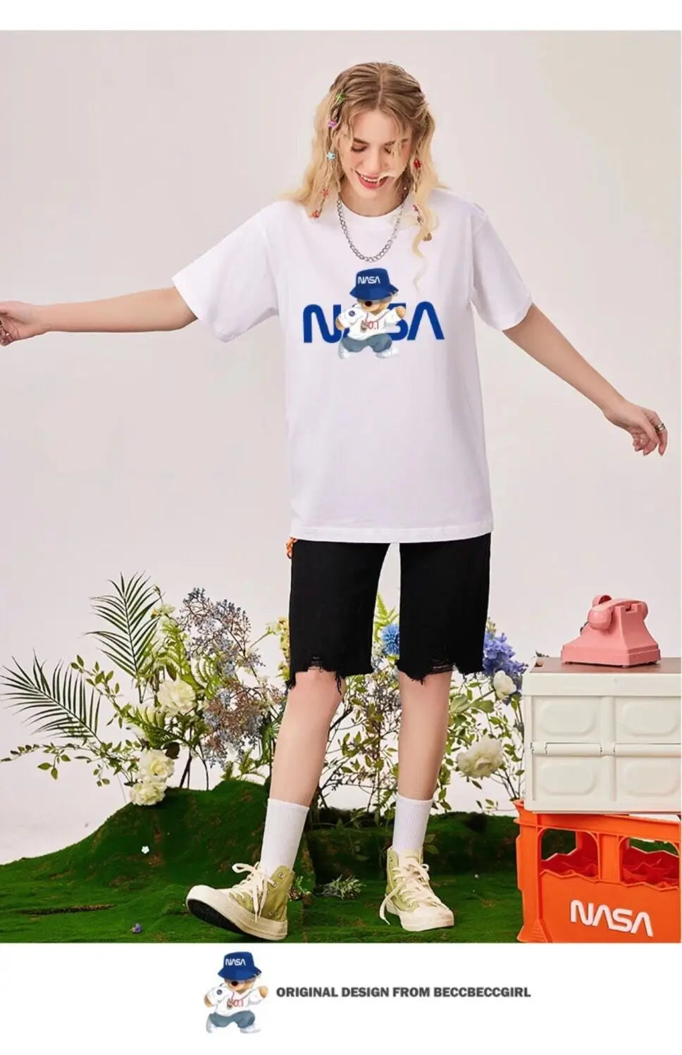 Camiseta NASA Unisex