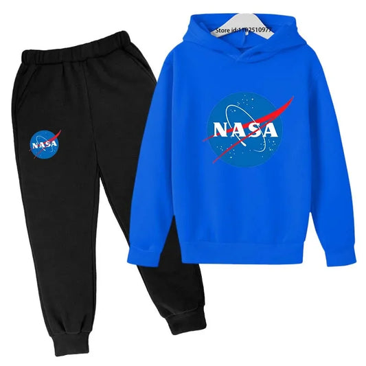 Conjunto Infantil NASA: Sudadera con Capucha y Joggers