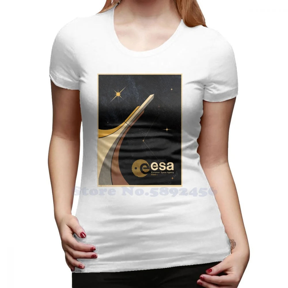 Camiseta clásica Mujer homenaje ESA – Estilo casual con diseño tributo