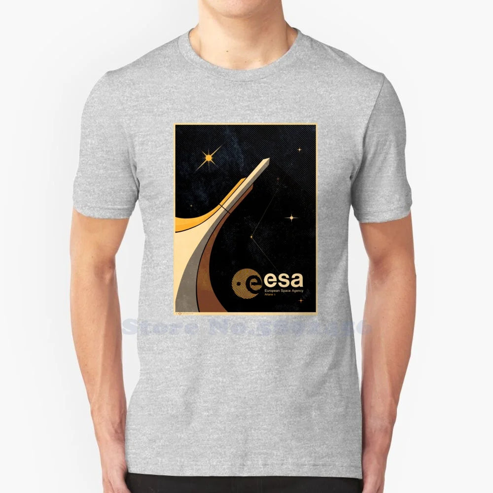 Camiseta clásica homenaje ESA – Estilo casual con diseño tributo