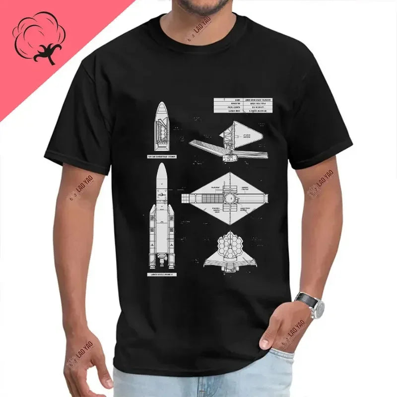 Camiseta Unisex de Algodón – SpaceX Starship