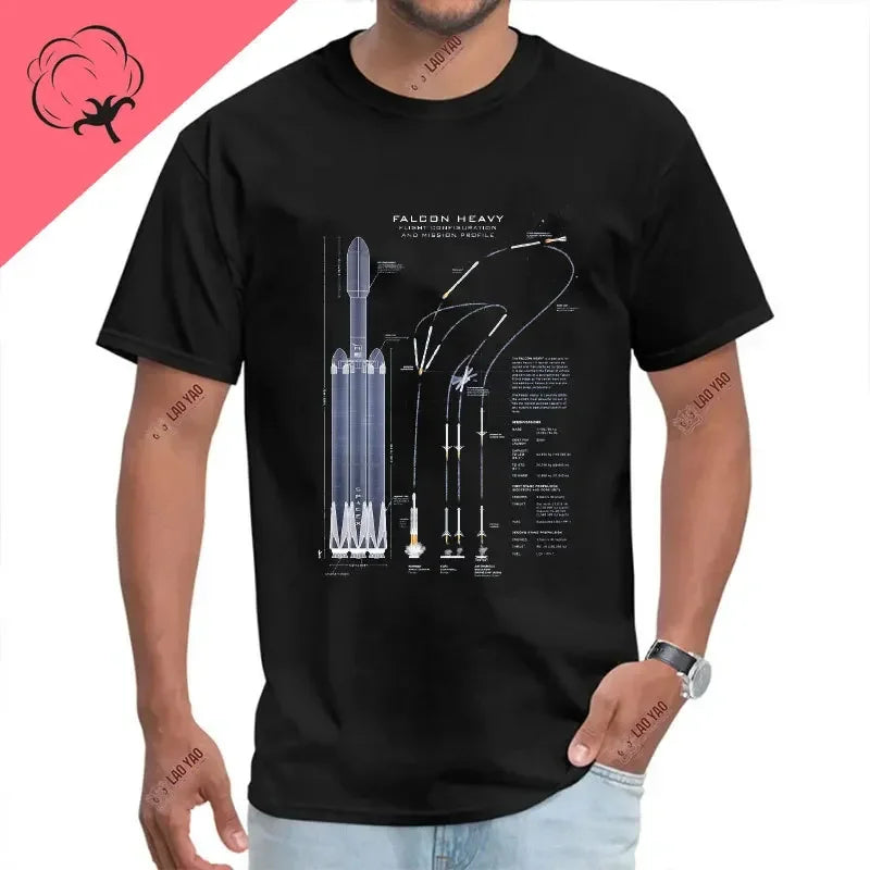 Camiseta Unisex de Algodón – SpaceX Starship