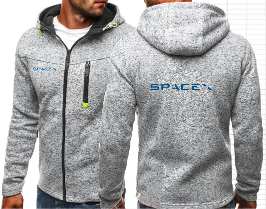 Sudadera con Cremallera para Hombre – SpaceX & Marte