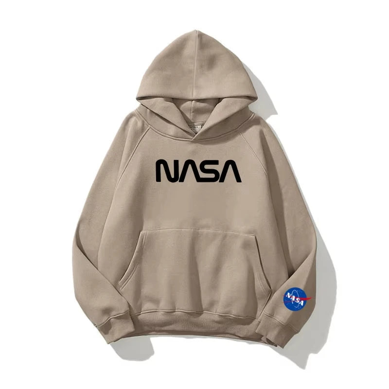 Sudadera Oversize con Forro Polar – Diseño Astronauta & NASA | Moda 2025