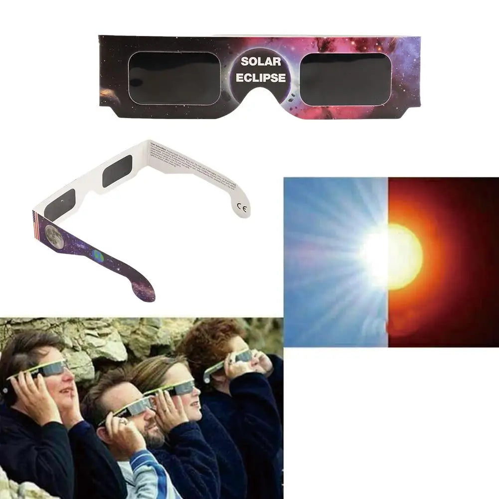 Pack 100 Gafas Eclipse Solar – Visión Segura y Certificada para Disfrutar del Espectáculo Celeste