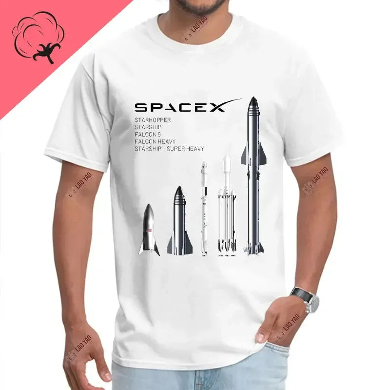 Camiseta Unisex de Algodón – SpaceX Starship
