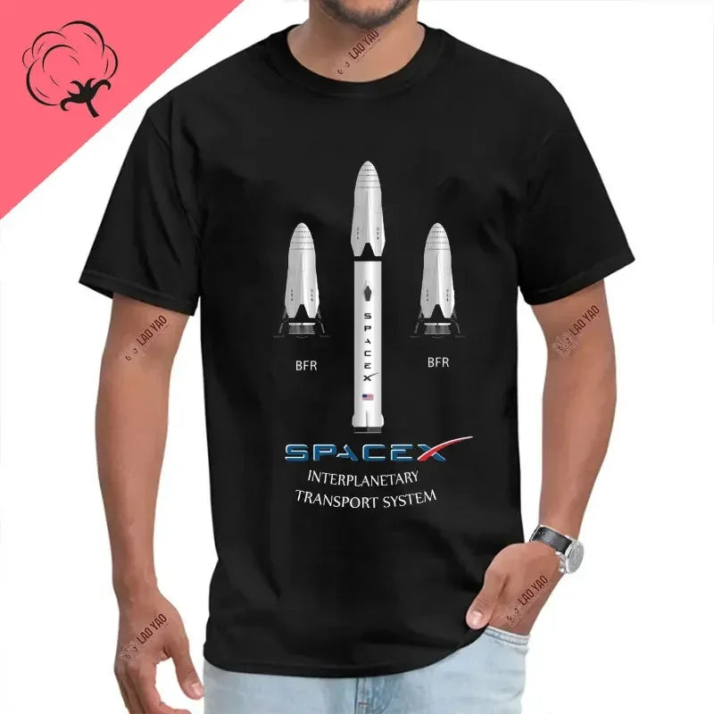 Camiseta Unisex de Algodón – SpaceX Starship