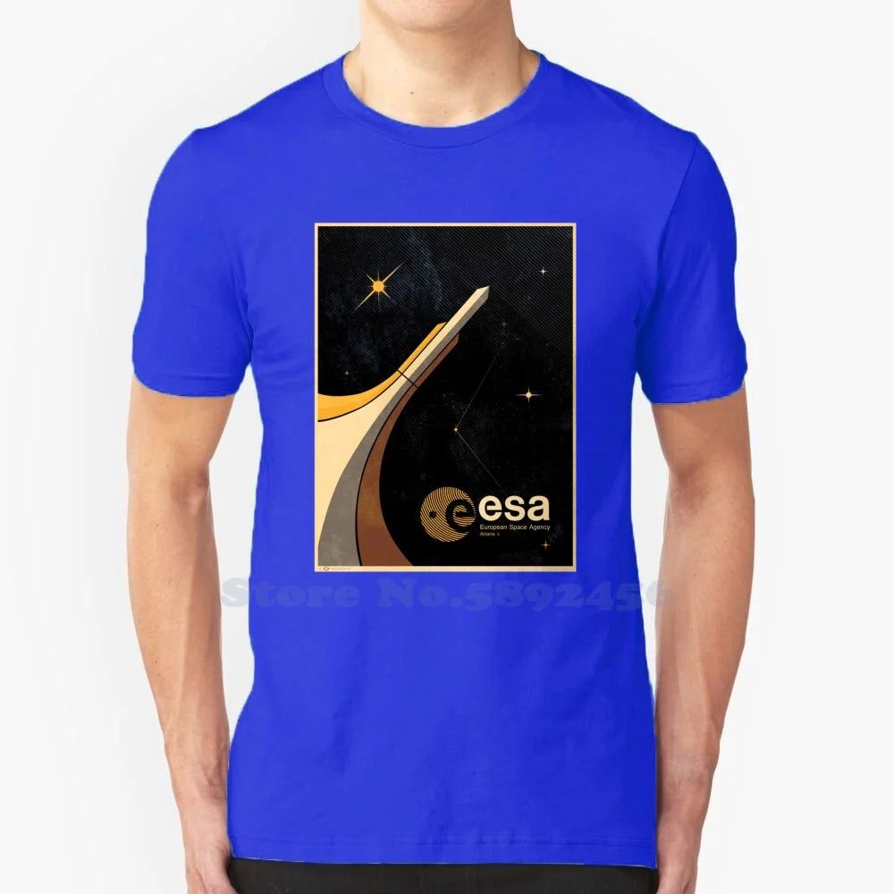Camiseta clásica homenaje ESA – Estilo casual con diseño tributo