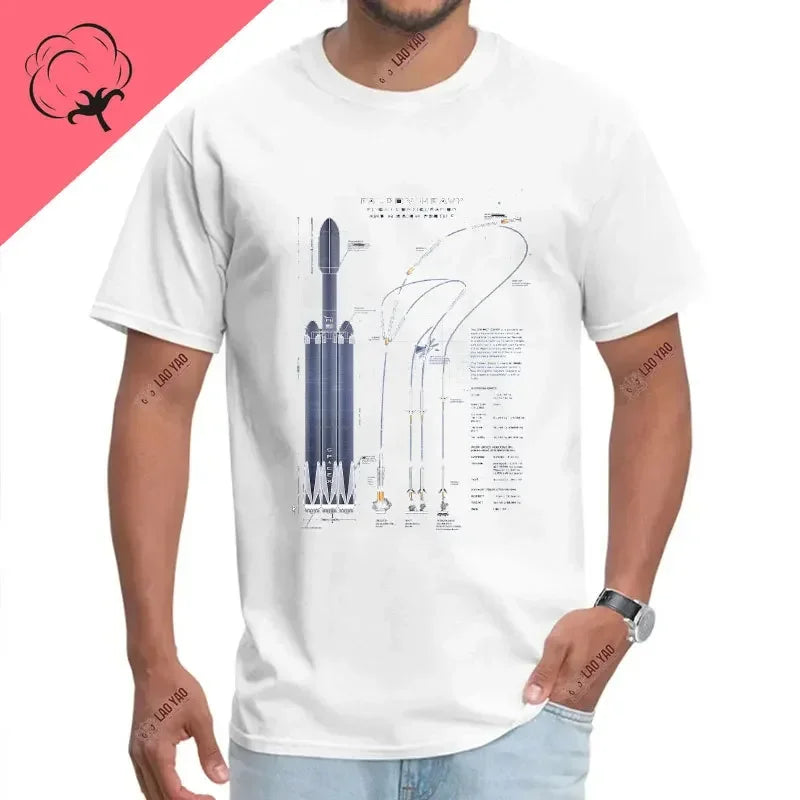 Camiseta Unisex de Algodón – SpaceX Starship