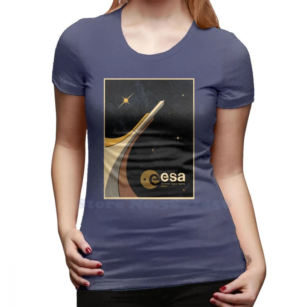 Camiseta clásica Mujer homenaje ESA – Estilo casual con diseño tributo