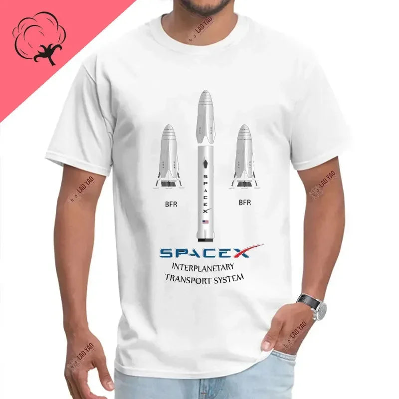 Camiseta Unisex de Algodón – SpaceX Starship