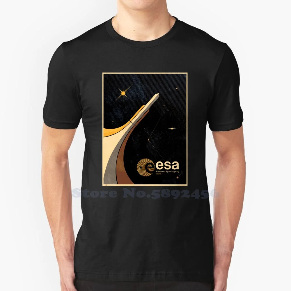 Camiseta clásica homenaje ESA – Estilo casual con diseño tributo