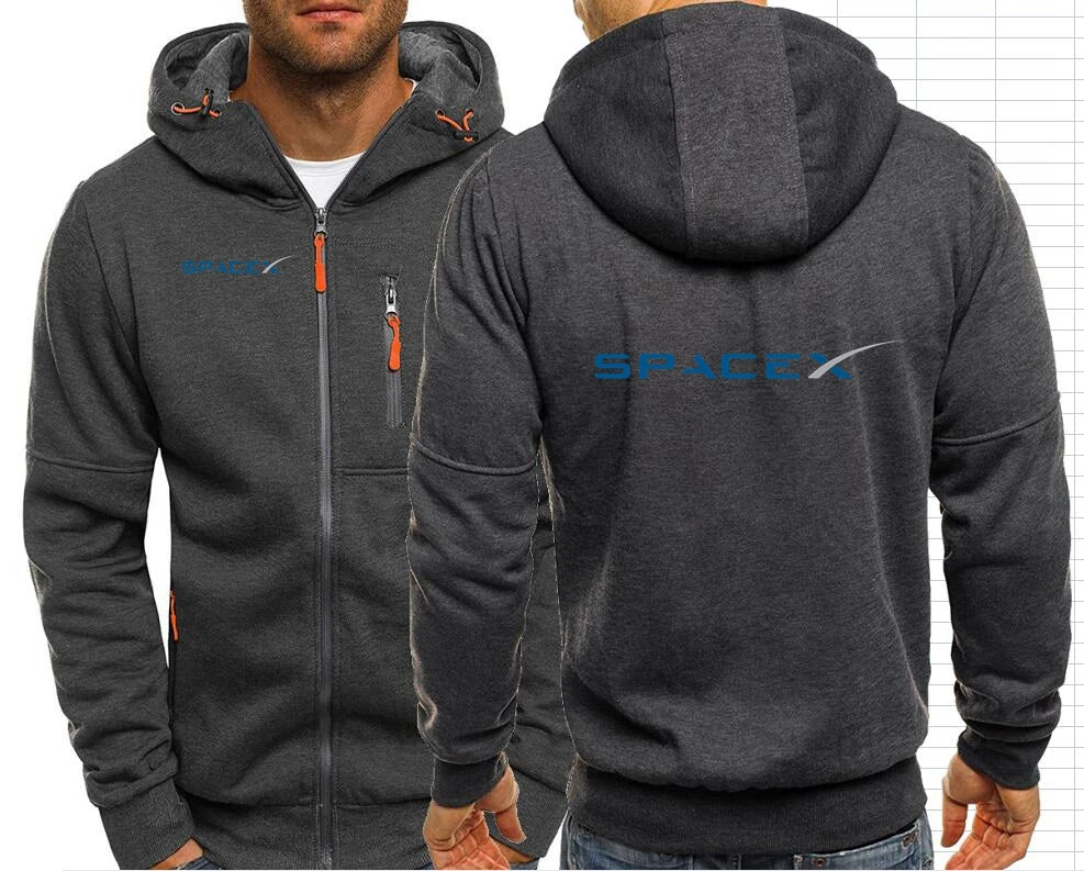 SpaceX Herren-Kapuzenjacke – SpaceX-Logo
