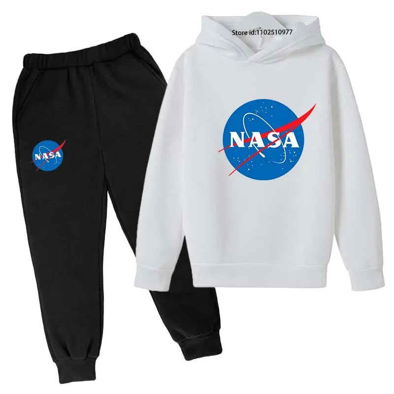 Conjunto Infantil NASA: Sudadera con Capucha y Joggers