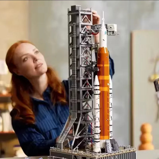 🛰️ ICONS Sistema de Lanzamiento Espacial Artemis – Bloques de Construcción para Cohetes