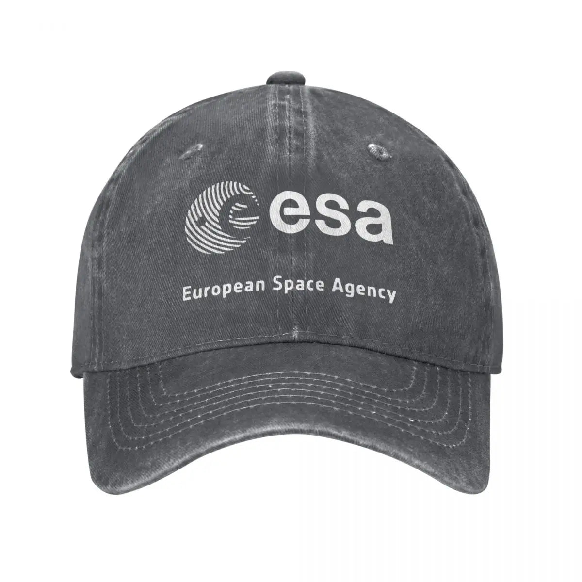 Gorra vintage ESA – Estilo denim desgastado, unisex y ajustable