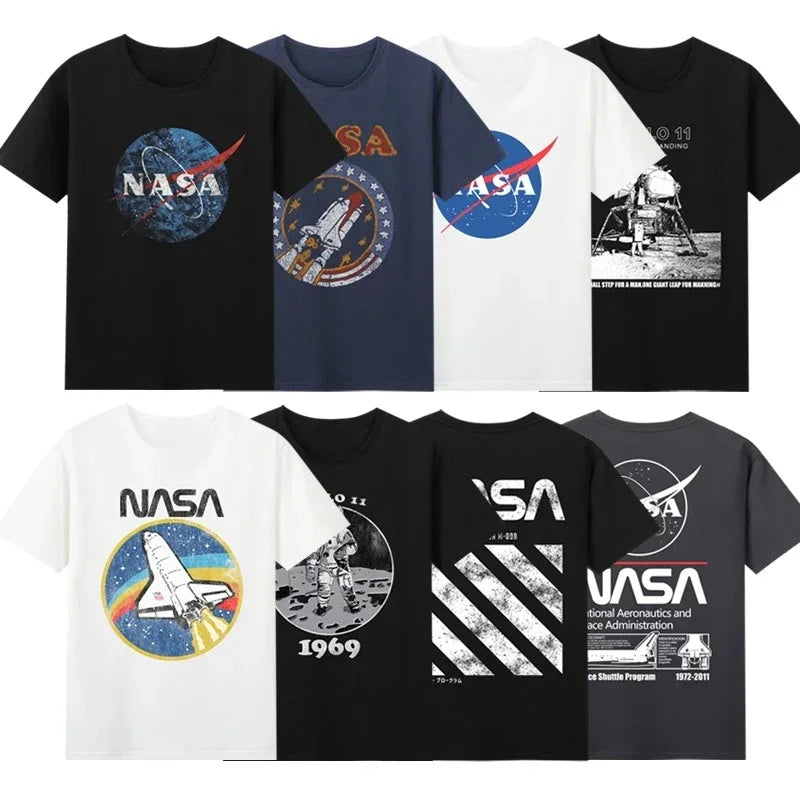 Camiseta Deportiva Oversize NASA Unisex