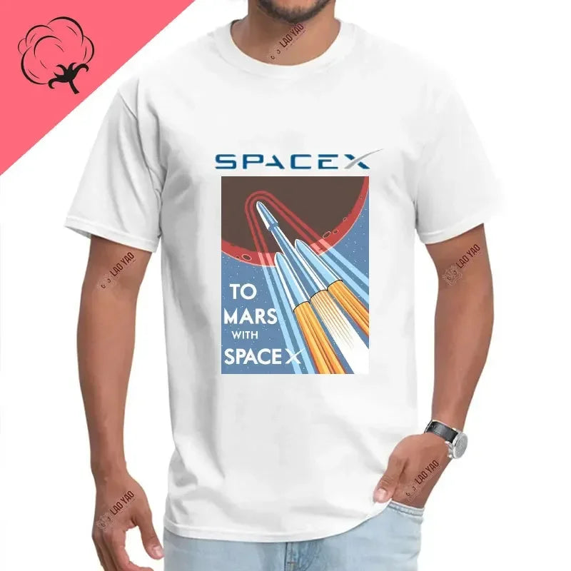 Camiseta Unisex de Algodón – SpaceX Starship