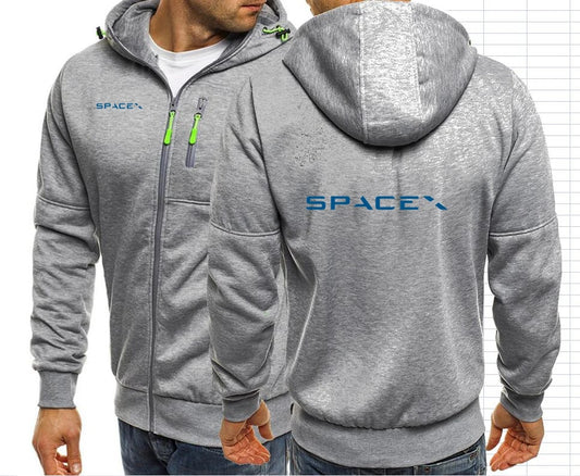 Chaqueta con Capucha SpaceX para Hombre – Logo SpaceX