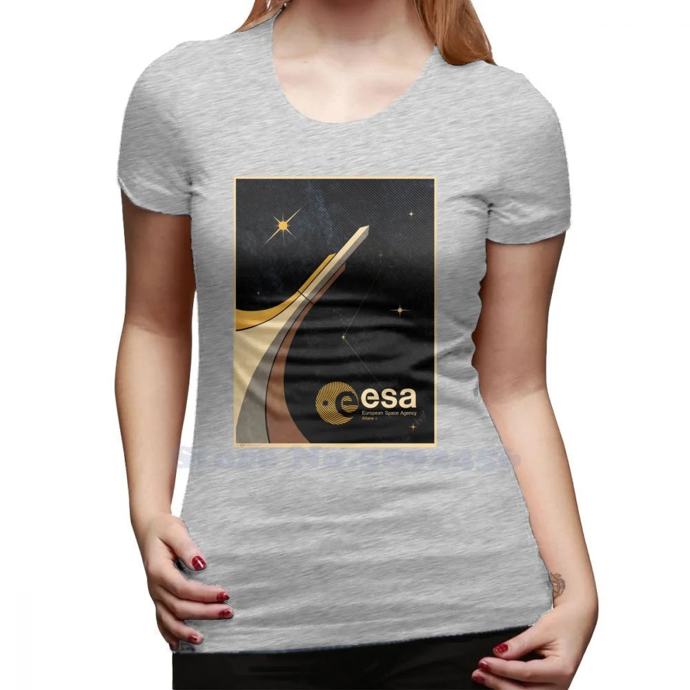 Camiseta clásica Mujer homenaje ESA – Estilo casual con diseño tributo