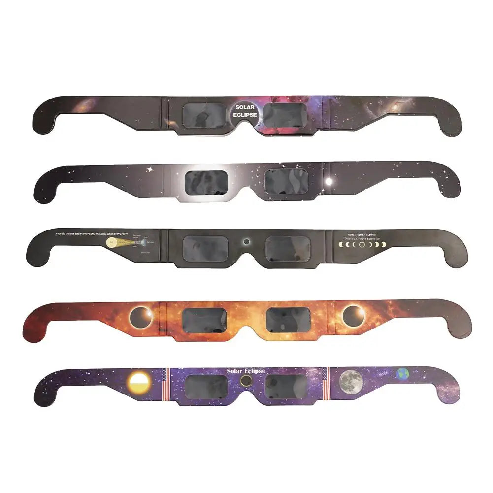 Pack 100 Gafas Eclipse Solar – Visión Segura y Certificada para Disfrutar del Espectáculo Celeste