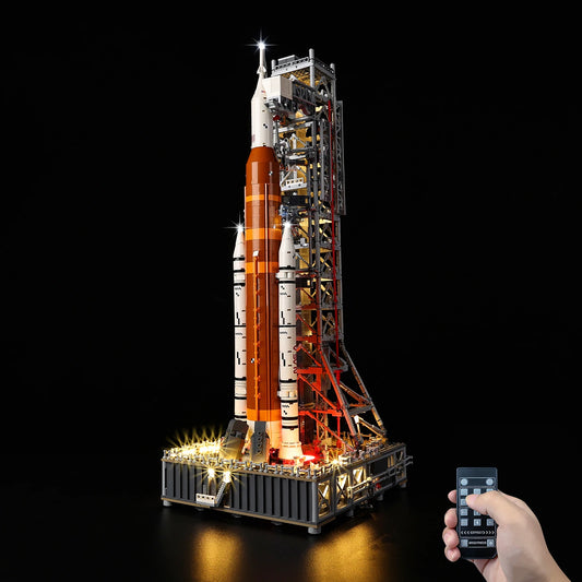 Kit de Iluminación LED Kyglaring compatible con Lego 10341 NASA Artemis – Sistema de Lanzamiento Espacial (no incluye bloques)
