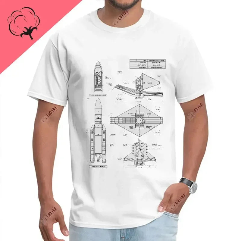 Camiseta Unisex de Algodón – SpaceX Starship