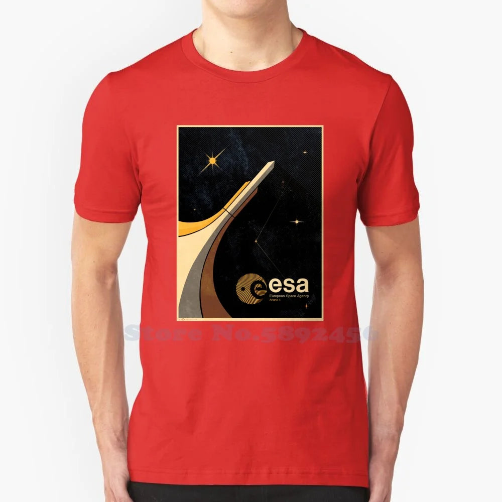 Camiseta clásica homenaje ESA – Estilo casual con diseño tributo