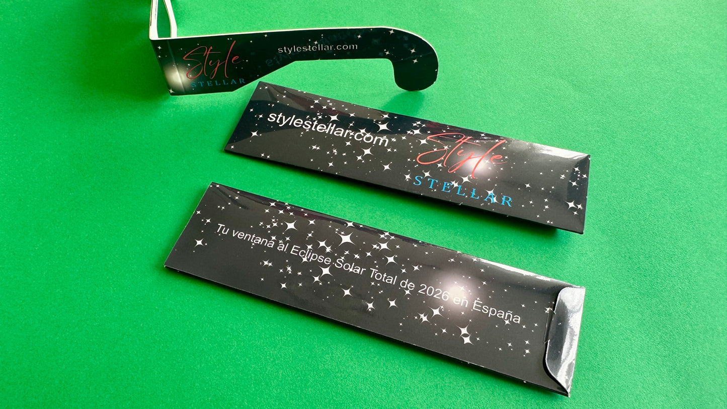 Gafas de Eclipse Solar Stylestellar – Protección certificada ISO 12312-2
