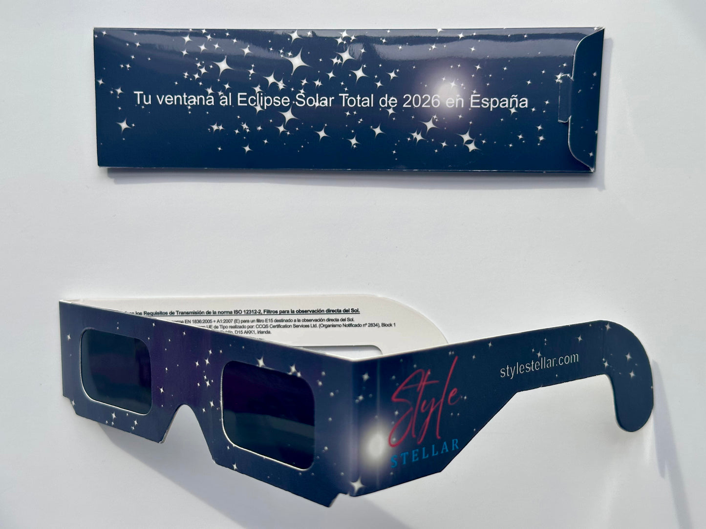 Gafas de Eclipse Solar Stylestellar – Protección certificada ISO 12312-2