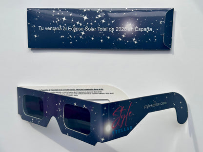 Gafas de Eclipse Solar Stylestellar – Protección certificada ISO 12312-2