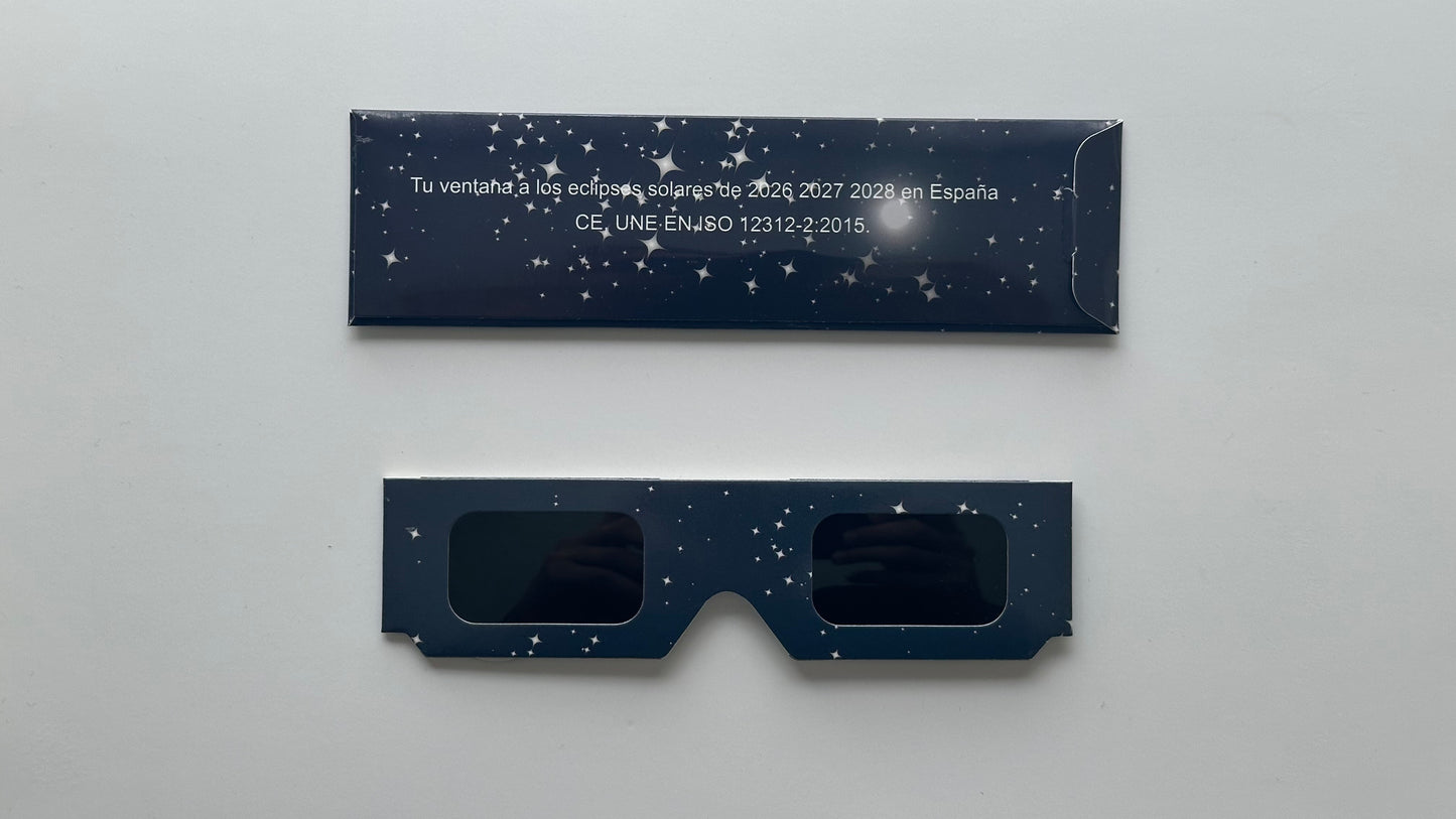Gafas de Eclipse Stylestellar – Protección ISO 12312-2 + Funda de Regalo