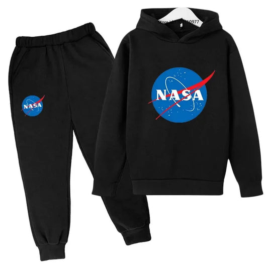 Conjunto Infantil NASA: Sudadera con Capucha y Joggers