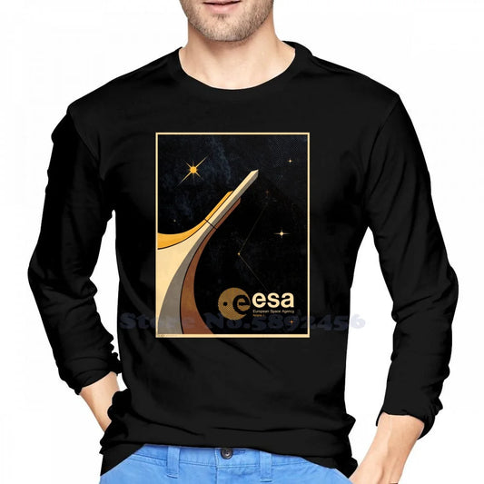 Camiseta Manga Larga clásica homenaje ESA – Estilo casual con diseño tributo