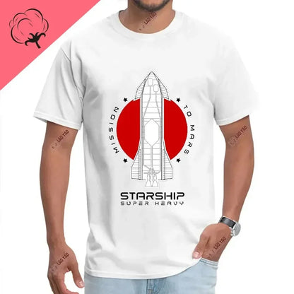Unisex Cotton T-Shirt – SpaceX Starship
