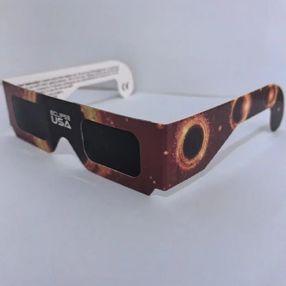 Pack 5 gafas solares para eclipses ,certificación CE e ISO,