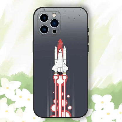 NASA Black Shield – Funda universal para iPhone con esencia cósmica