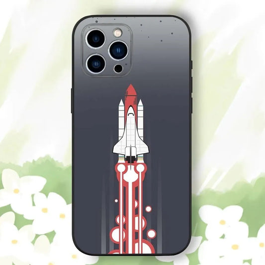 NASA Black Shield – Funda universal para iPhone con esencia cósmica