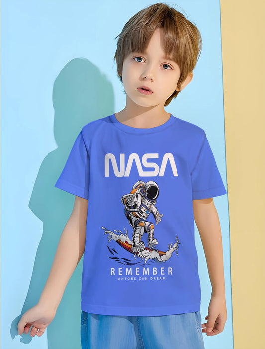 Nasa Astronaut Boys Wear Clothes for Boy Child T Shirt Children Top Shirts Kids Summer Clothes Tops Children's Boy's Clothing