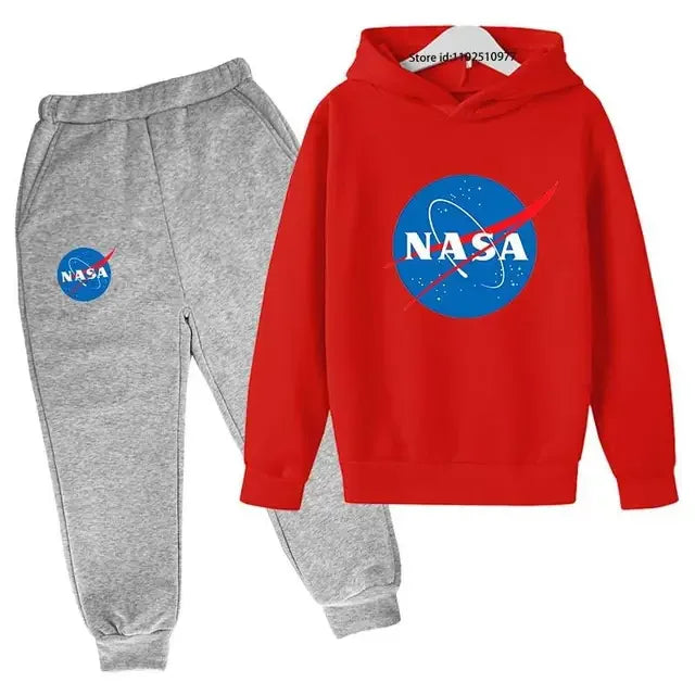 Conjunto Infantil NASA: Sudadera con Capucha y Joggers