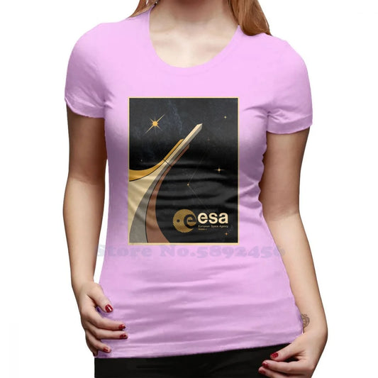 Camiseta clásica Mujer homenaje ESA – Estilo casual con diseño tributo
