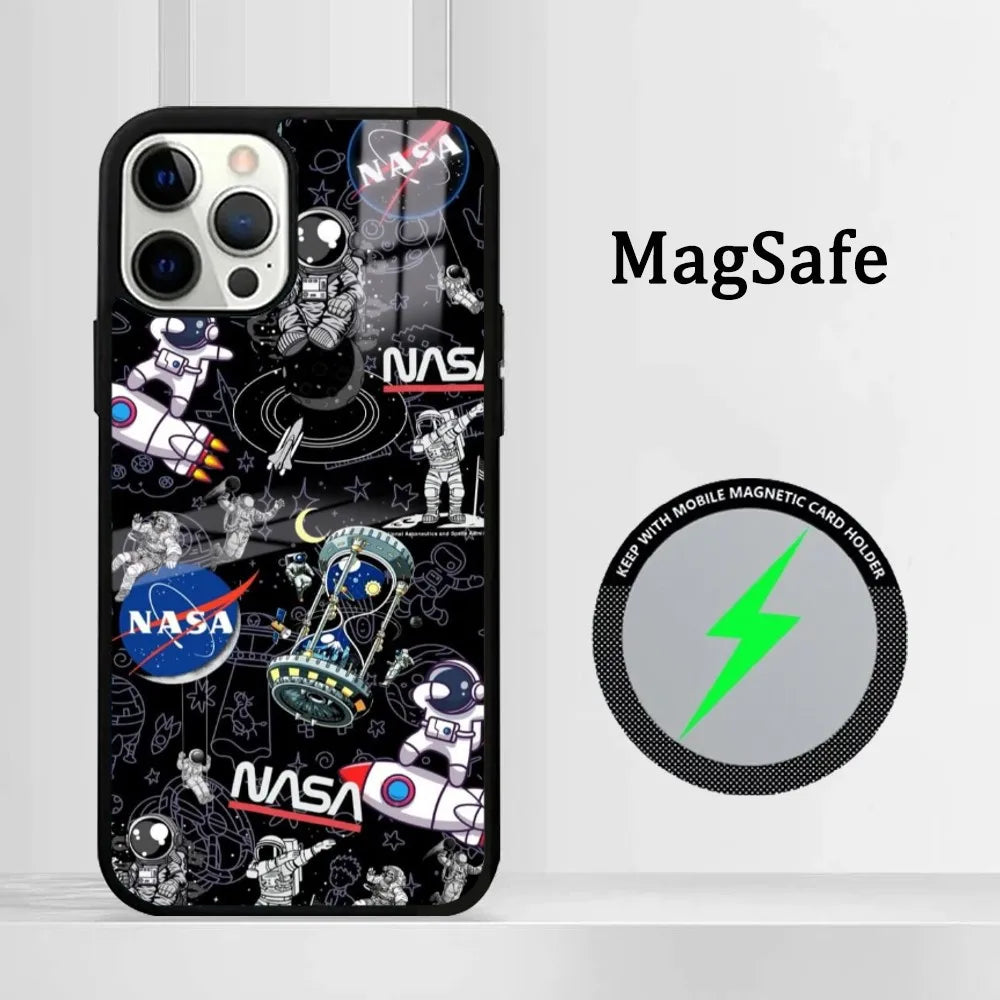 Fundas MagSafe con diseño NASA para iPhone