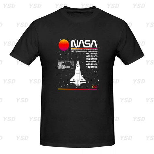 Camiseta Deportiva Oversize NASA para Hombre