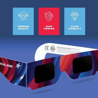 10 Packs – Gafas para Eclipses Solares