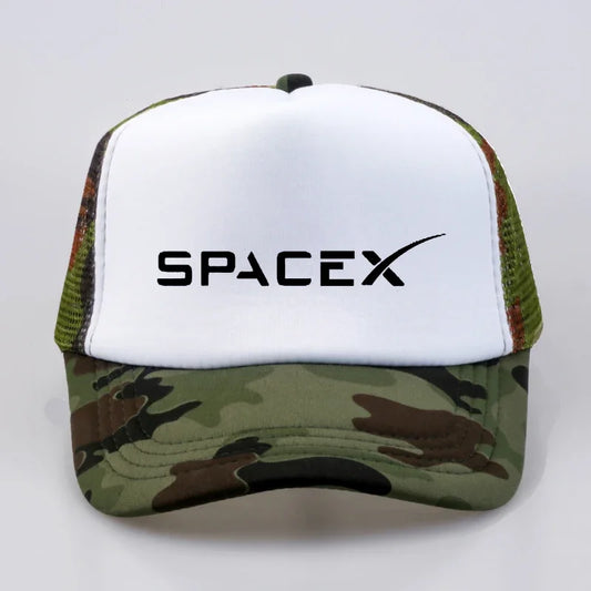 Gorra SpaceX – Estilo Trucker con Malla Transpirable