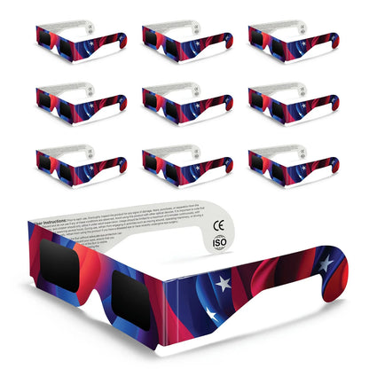 10 Packs – Gafas para Eclipses Solares